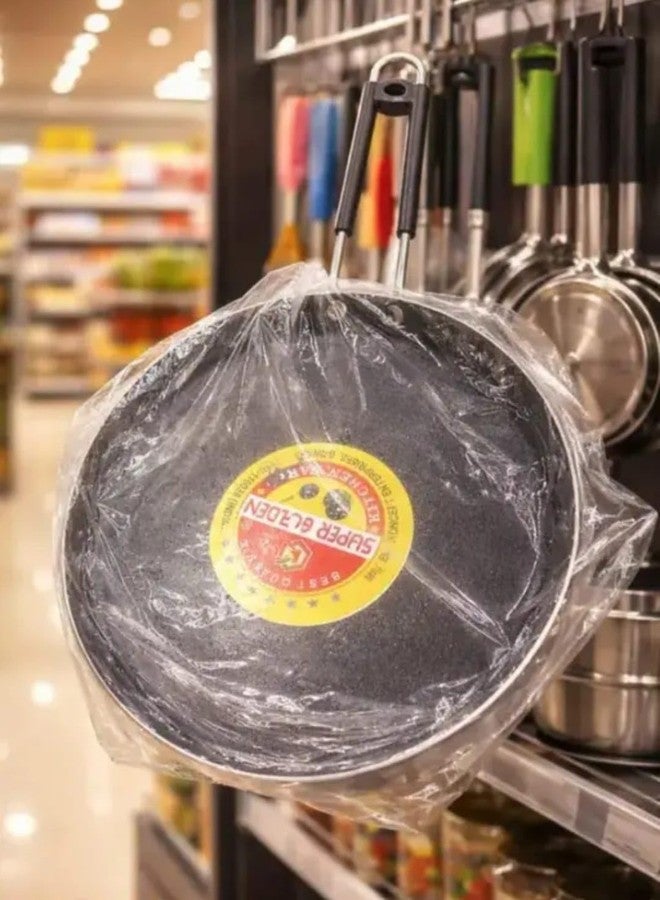Super Golden Non-Stick Tawa Pan, Black, with Steel Handle for Roti and Dosa - Image 2