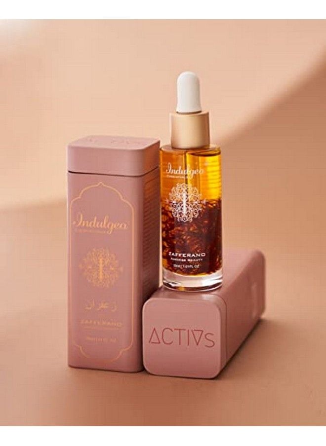 Indulgeo ESSENTIALS Zafferano Oil 30Ml Ageless Beauty With Saffron Lupin Seed Extract; 100% Organic & Crueltyfree ; Everyday Use  - Image 3