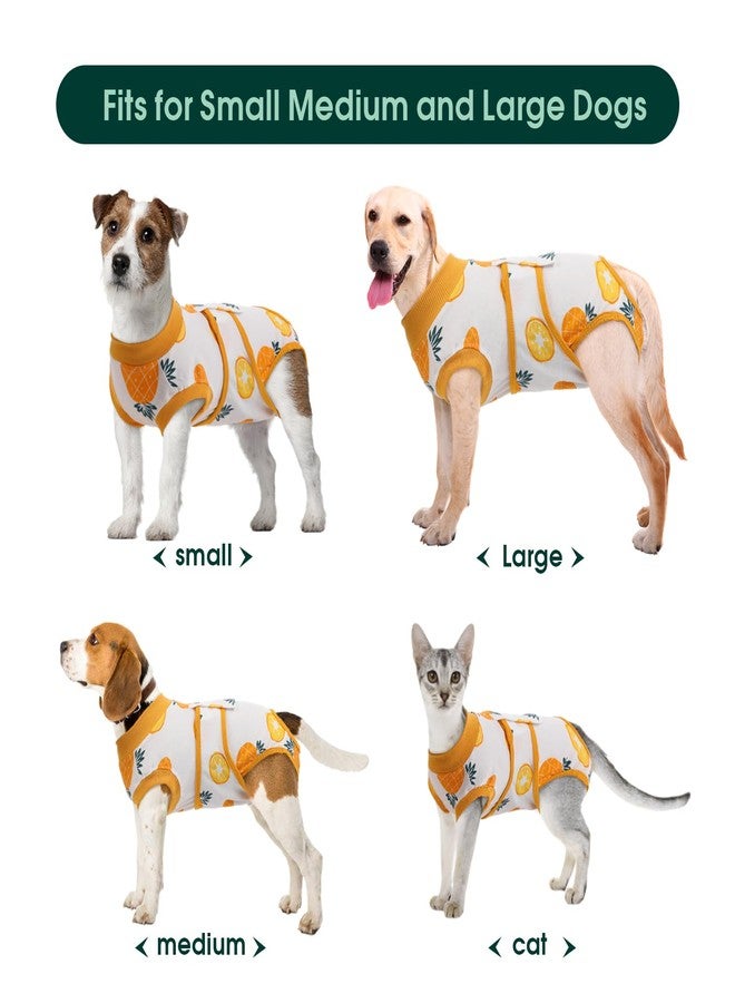 Kuoser Recovery Suit for Dogs Cats After Surgery, Professional Pet Recovery Shirt Dog Abdominal Wounds Bandages, Substitute E-Collar & Cone,Prevent Licking Dog Onesies Pet Surgery Recovery Suit - Image 3