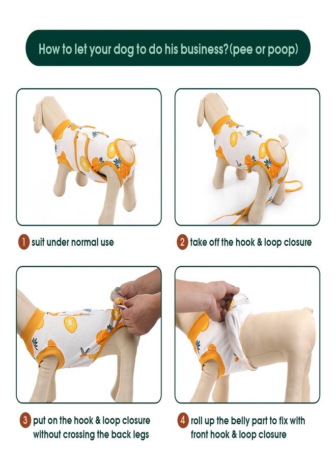 Kuoser Recovery Suit for Dogs Cats After Surgery, Professional Pet Recovery Shirt Dog Abdominal Wounds Bandages, Substitute E-Collar & Cone,Prevent Licking Dog Onesies Pet Surgery Recovery Suit - Image 4