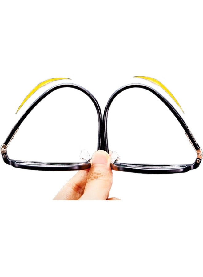 Sunset Red Reading Glasses For Men And Women, Bifocal Anti-Blue Light Zoomable Business Fashion High-Definition Glasses For Elderly E9010 200 Degrees - Image 2