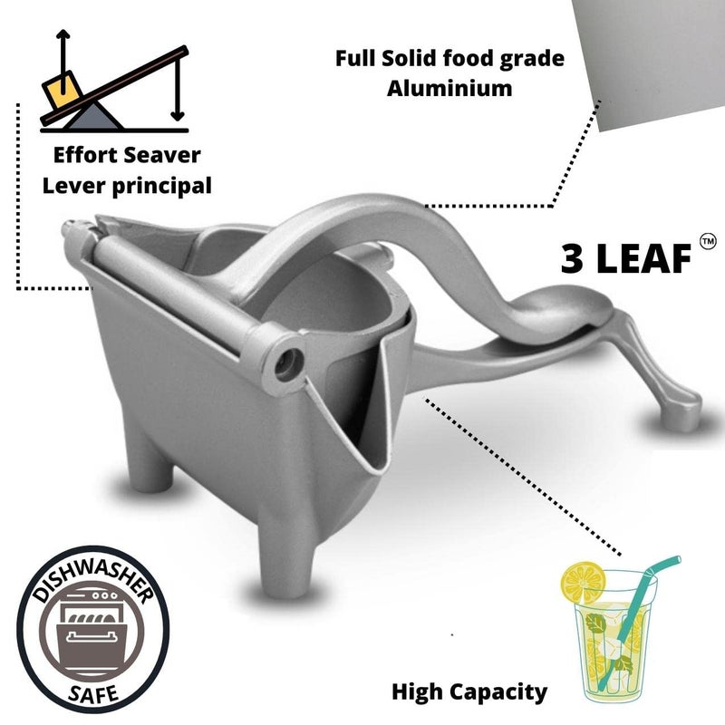 CALIST Aluminum hand press juicer for fruits Heavy Duty cool press juicer Orange Juice Maker Manual Squeeze Juice Extractor Maker - Image 3