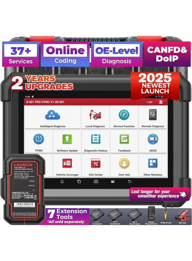 Launch ماسح ضوئي LAUNCH X431 PRO Dyno OBD2 لجميع السيارات - Image 1