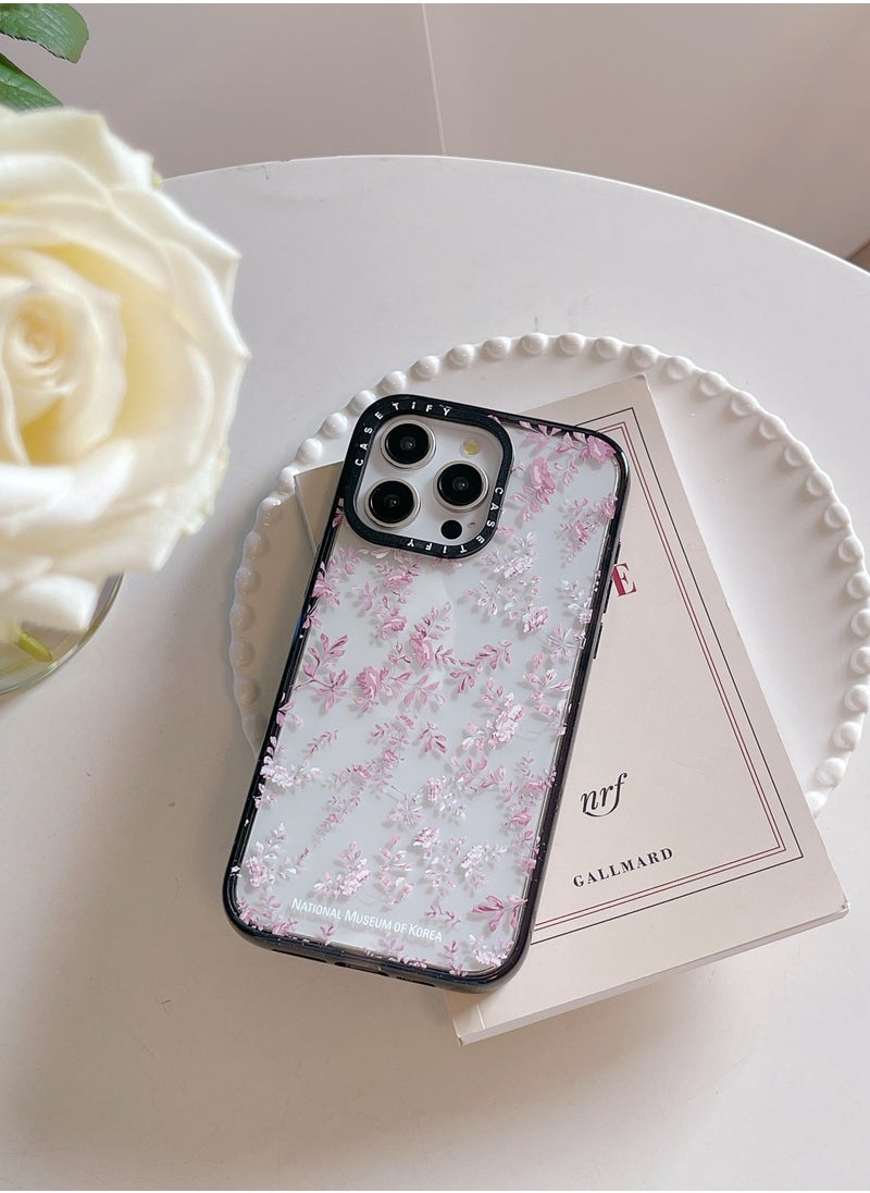 Pearl Pink Blossom Case for iPhone 14 Pro Max
