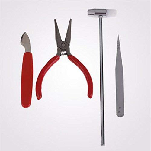 SHB 16PCS Watch Clock Opener Repair Tool Kit Set Pin Screwdriver/Tweezers/Pliers Hand Tool Sets - Image 5