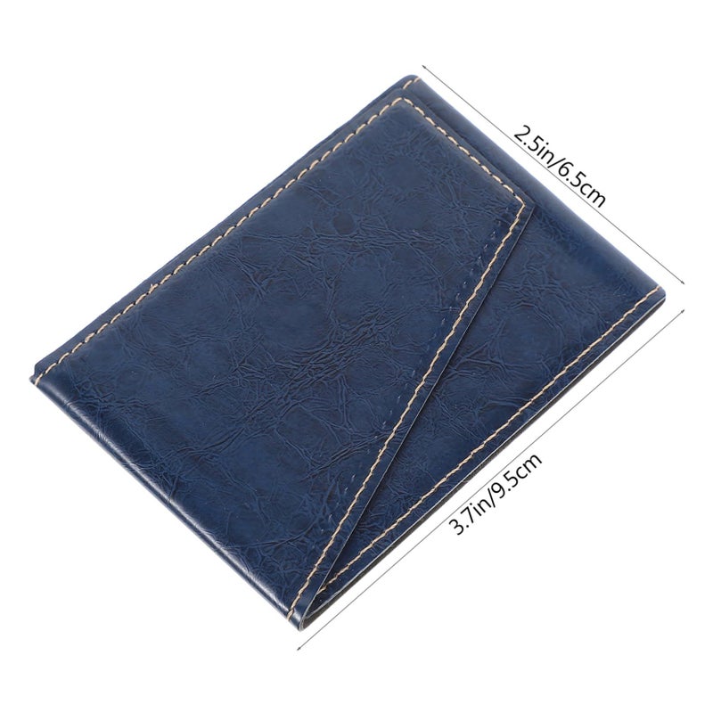 Leather Phone Bracket Wallet Money Clip Card Pouch With Horizontal Stand For Purse - Image 3