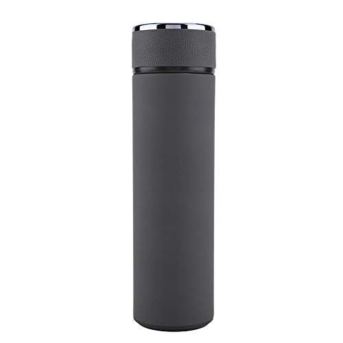 Fdit Stainless Steel Vacuum Water Bottle Tea Coffee Leak Car Office Cups(grey) - Image 1
