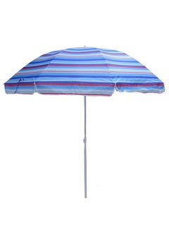 Hello Foldable Umbrella for Camping and Beach Stripes Design  - Image 1
