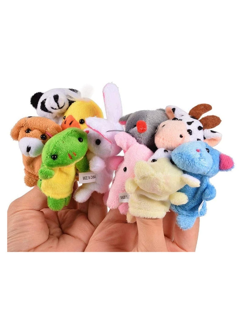 10PCS Animal Finger Puppet Toys Set Mini Hand Puppets for Kids Soft Plush Storytelling Puppets for Toddlers Autistic Children Fun Parent-Child Interactive Toys for Family Story Time - Image 4