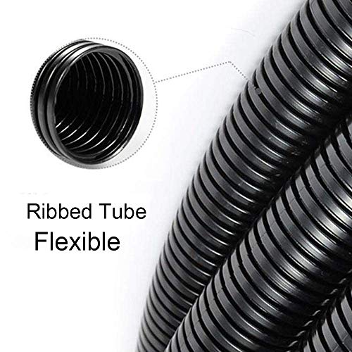 ZhiYo 10FT 1” Wire Loom Split Tubing Auto Wire Conduit Flexible Cover - Image 4