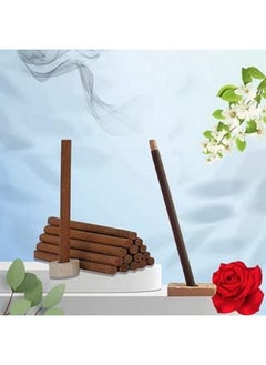 ATCUSA 100% Organic Hand Rolled Dhoop Sticks Pack | 8Cm Each Dhoop Stick | Indian Premium Natural Incense | No Charcoal | For Puja Rituals Aromatherapy Meditation Church Worship Temple Saloon Parlor Wedding  - Image 5