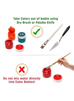 Flash Flash Water Colours For Painting-Painting Kit For Kids Artists Professionals Hobby Painters-Matt Finish Rich Pigments Non Toxic Watercolor Set-25 Ml Each (Set Of 12), Multicolor  - Image 5