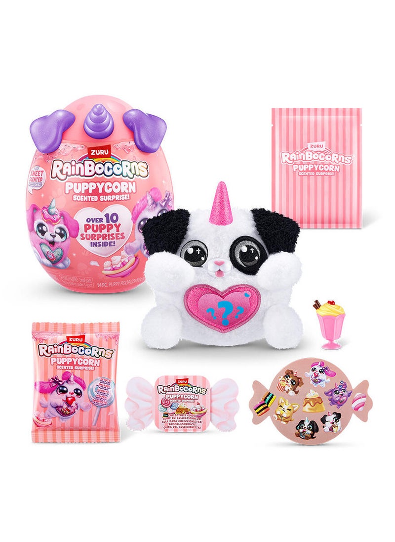 Zuru Rainbocorns Rainbocorns Puppycorn Scent Surprise - Collectible Plush Stuffed Animal Soft Toys  - Image 5