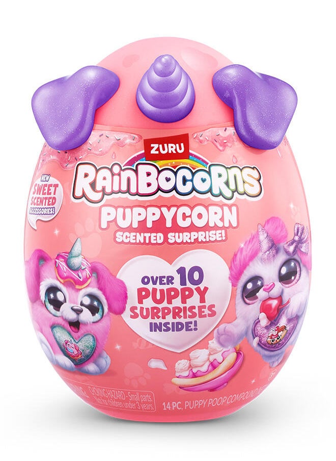 Zuru Rainbocorns Rainbocorns Puppycorn Scent Surprise - Collectible Plush Stuffed Animal Soft Toys  - Image 1