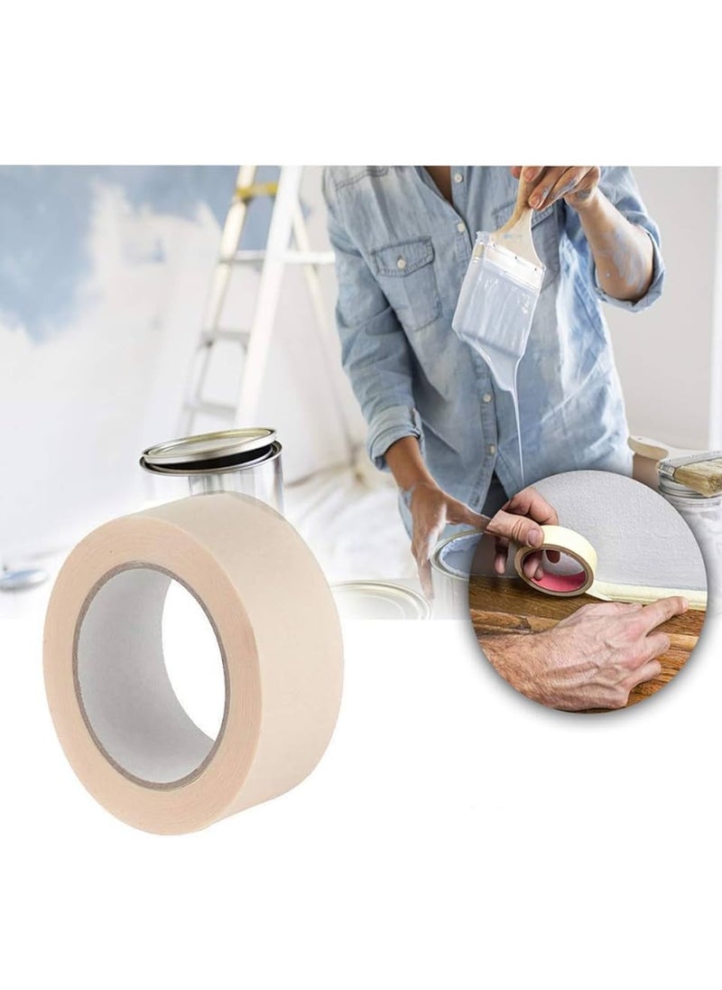 KNP KNP Adhesive Masking Tape General Purpose Painter's Tape Bulk for Painting, Labeling, Packing, Craft, Art, Home, Office, School Etc. (12) 1.5"  - Image 2