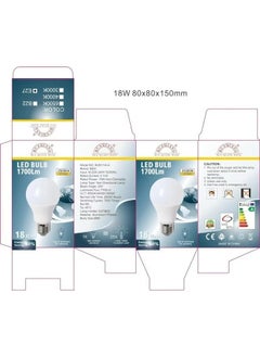 Generic 10-Piece E27 Warm White 3000K LED Bulb, Non-Dimmable  - Image 5