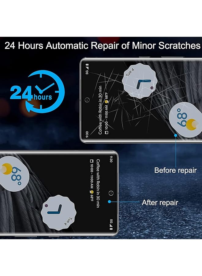 erorex Privacy Screen Protector For Google Pixel 7 Pro Not Glass Anti Spy Flexible Film Clear Protective Soft Tpu Anti Glare Film Anti Scratch For Google Pixel 7 Pro - Image 3