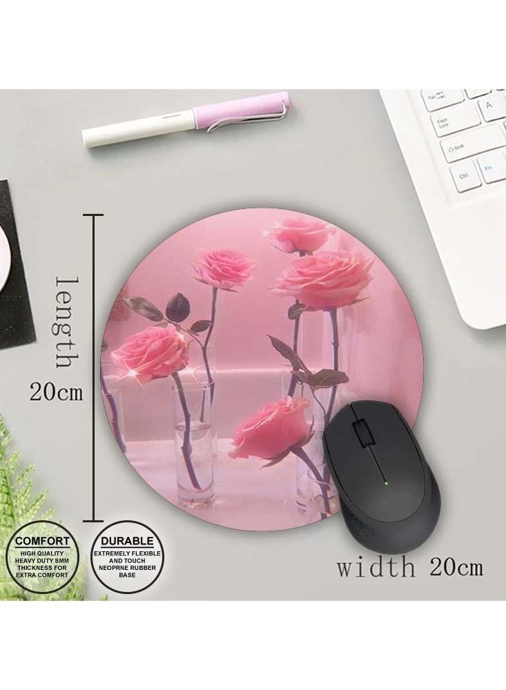 Protective Printed Mouse Pad Round - Image 1