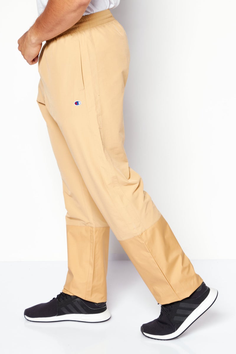 Champion سروال رياضي للرجال مع حبل سحب، خارجي، بيج - Image 4
