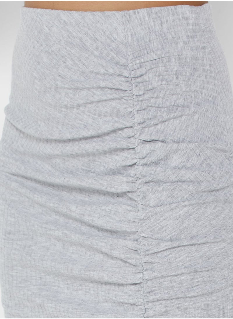 Jacqueline de Yong Side Slit Midi Skirt  - Image 3
