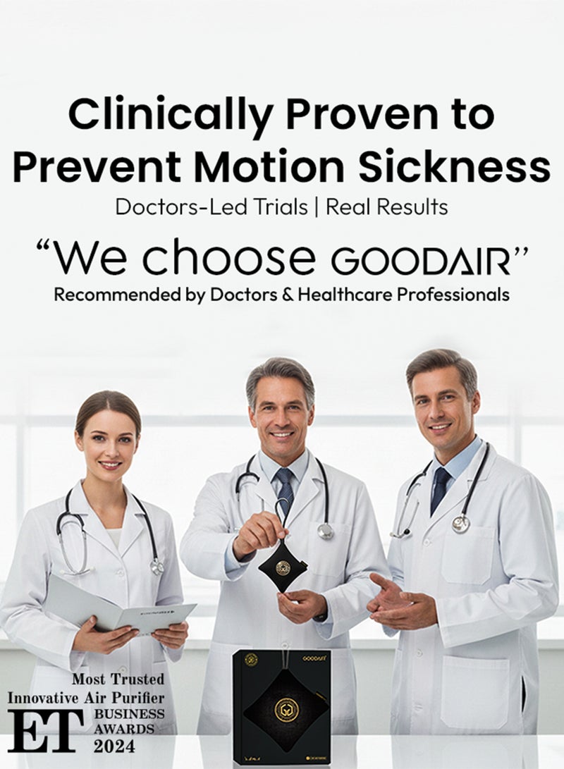 GOODAIR 2.0 Car Air Purifier | Non-electric | Super Black | Clinically Proven | Tested & Certified to Absorb Toxic Gases | Advanced Impregnated Activated Carbon | 24/7 Air Purification - Image 4