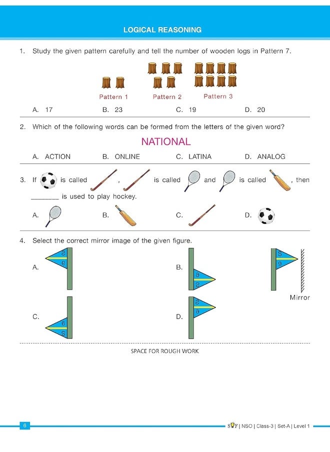 MTG Science (NSO) Olympiad Previous Years Papers with Mock Test Papers Class 3 - Sample OMR Sheet with Chapterwise Analysis | SOF Olympiad Books For 2023-24 Exam MTG Editorial Board  - Image 4