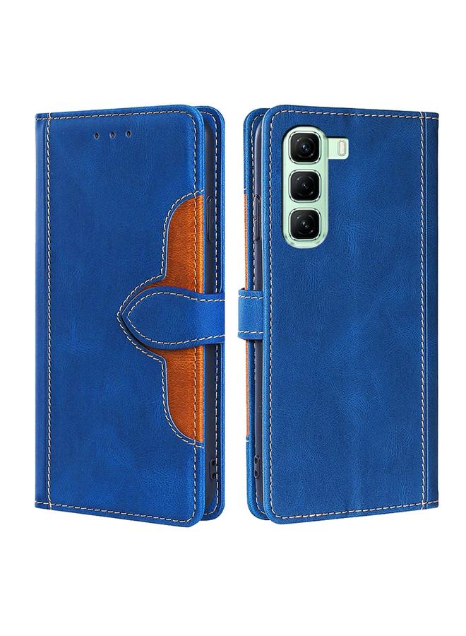 Zaboon Case For Infinix Hot 50 5G Skin Feel Magnetic Buckle Leather Phone Case - Image 1