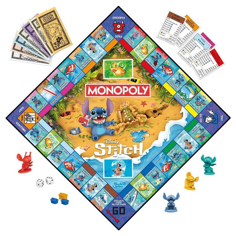 Monopoly Disney Lilo & Stitch Stitch Board Game - Image 2