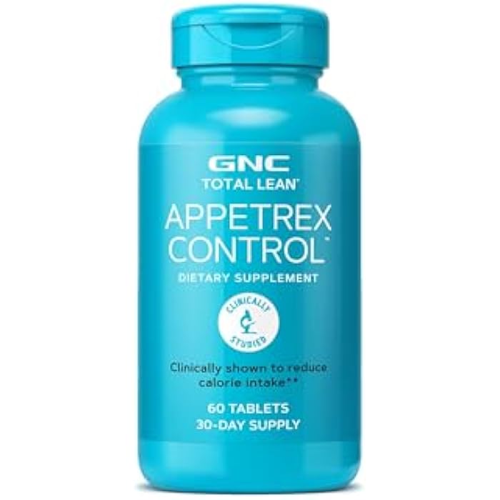 GNC Total Lean Appetrex Control, Clinically Shown to Reduce Calorie Intake, 60 Tablets - Image 1
