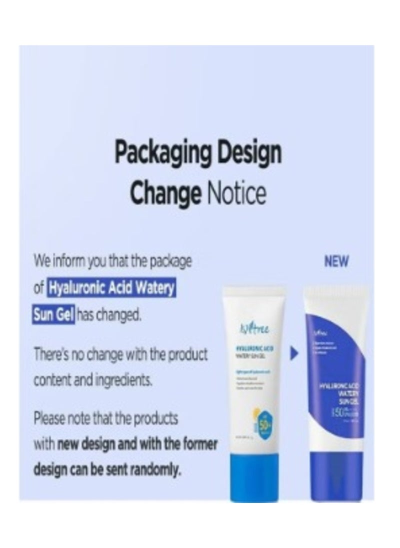 ISNTREE ISNTREE Hyaluronic Acid Watery Sun Gel 50mL  - Image 2