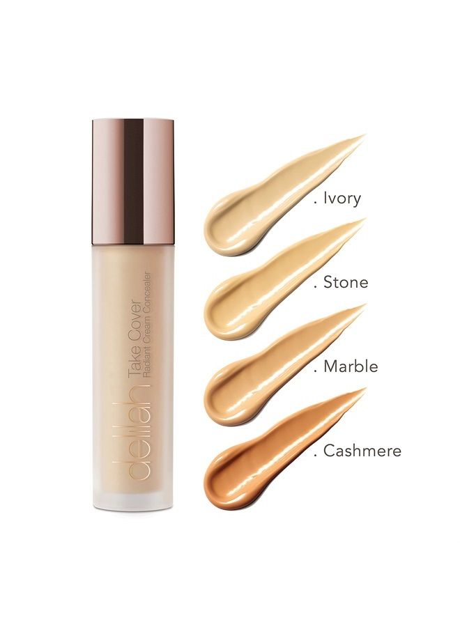 delilah Take Cover Radiant Cream Concealer - Full, Buildable Coverage - Bright, Even Complexion - Smooth, Flawless Finish - Vegan And Paraben Free - Dermatologically Tested - Cashmere - 0.12 Oz - Image 5
