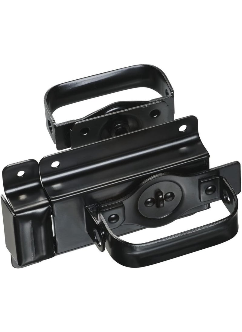 National Hardware National Hardware N101-576 Swinging Door Latch, Heavy Duty, Interior & Exterior Use, Coated with WeatherGuard Protection, Black  - Image 2