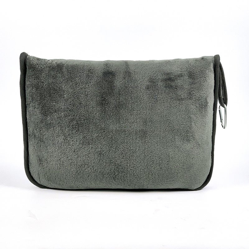 Multifunctional 2-in-1 Car Pillow Blanket Dark gray 