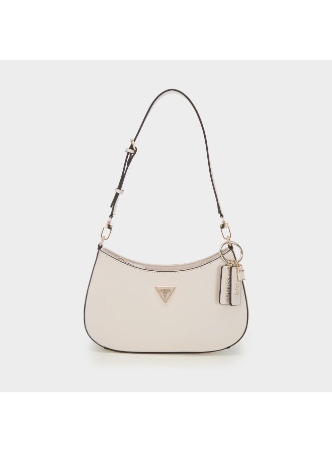 جس حقيبة كتف نسائية – حقيبة GUESS Noelle Logo Shoulder Bag من GUESS - Image 1