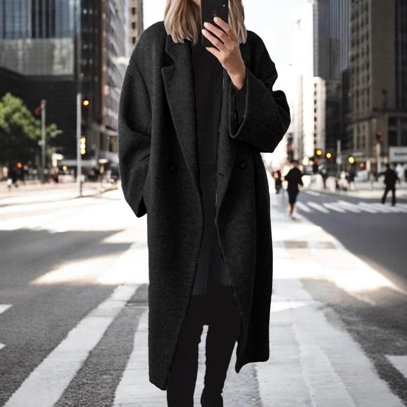 Women's Wool Coat Winter Trench Coat Outerwear - Image 2