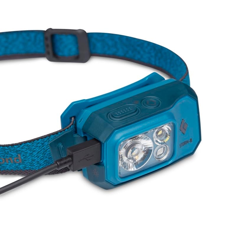 BLACK DIAMOND Storm 500-R Rechargeable Headlamp | 500 Lumens Brightness | Waterproof & Micro-USB Charging | Azul - Image 5