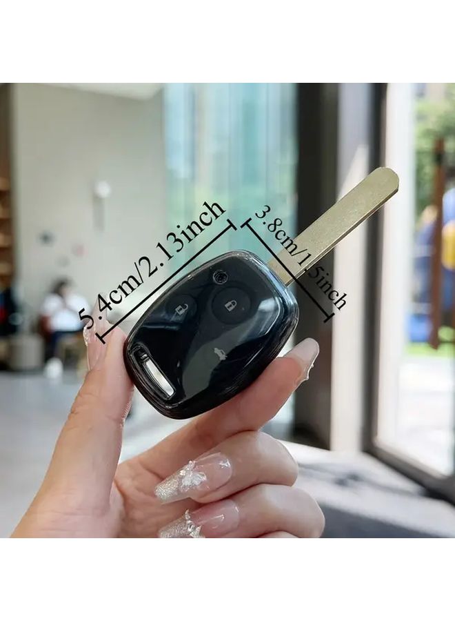Transparent TPU Car Remote Key Case Cover Durable Scratch Resistant Easy Install - Image 2