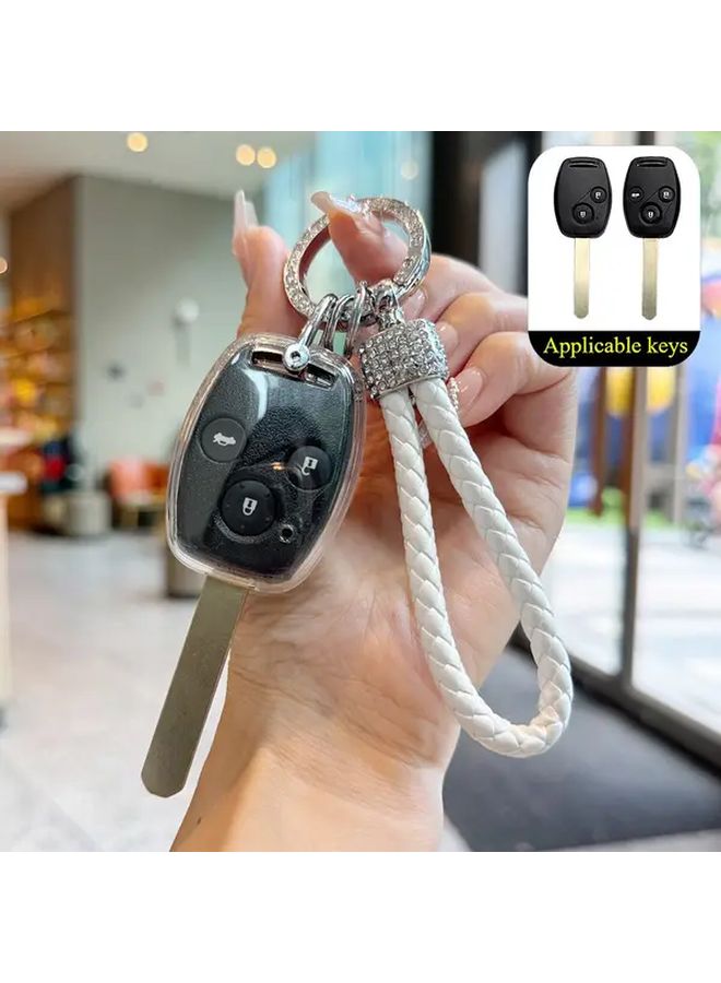 Transparent TPU Car Remote Key Case Cover Durable Scratch Resistant Easy Install - Image 4
