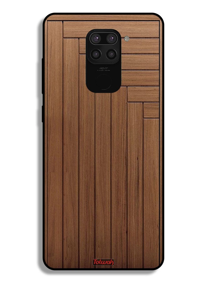 Tolwak Xiaomi Redmi Note 9 Protective Case Cover Door Pattern - Image 2