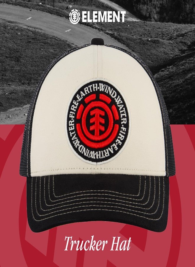 إيليمنت قبعة سائق الشاحنة من إيليمنت، قبعة بيسبول للبالغين بحافة منحنية، أسود، مقاس واحد - Image 2