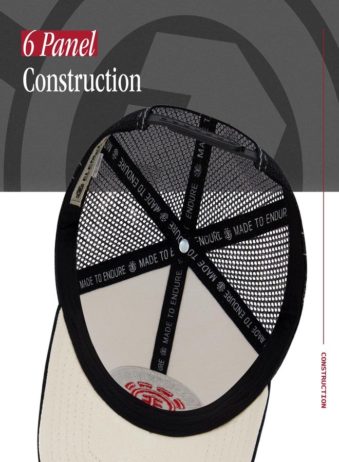 إيليمنت قبعة سائق الشاحنة من إيليمنت، قبعة بيسبول للبالغين بحافة منحنية، أسود، مقاس واحد - Image 5