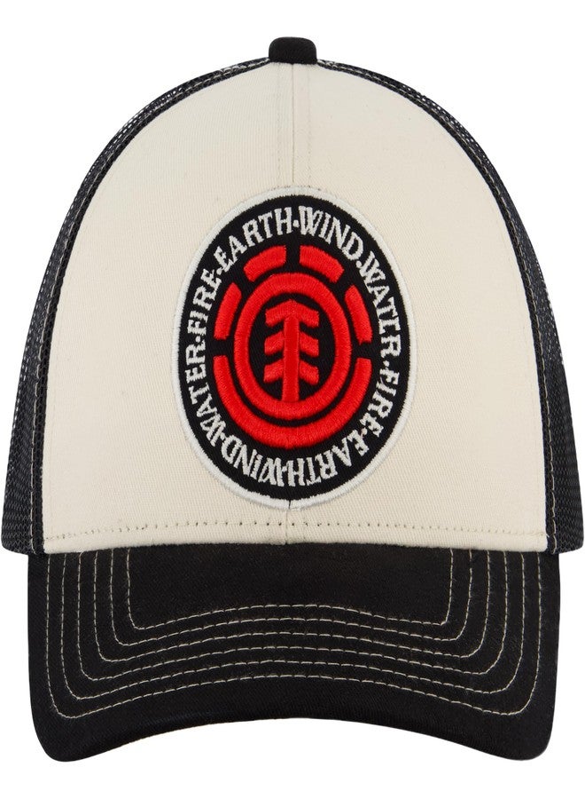 إيليمنت قبعة سائق الشاحنة من إيليمنت، قبعة بيسبول للبالغين بحافة منحنية، أسود، مقاس واحد - Image 1