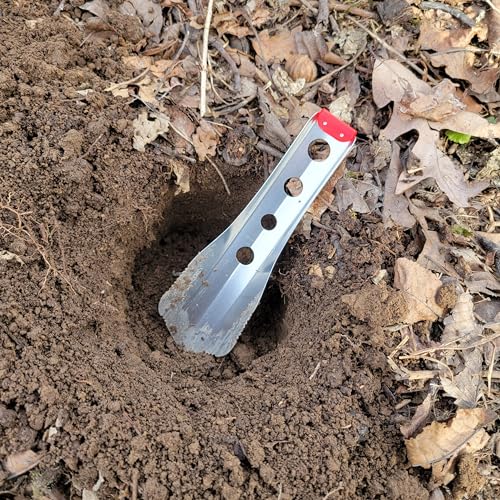 BoglerCo Ultralight Backpacking Trowel, 0.48 oz (13.5g) Red - Image 5