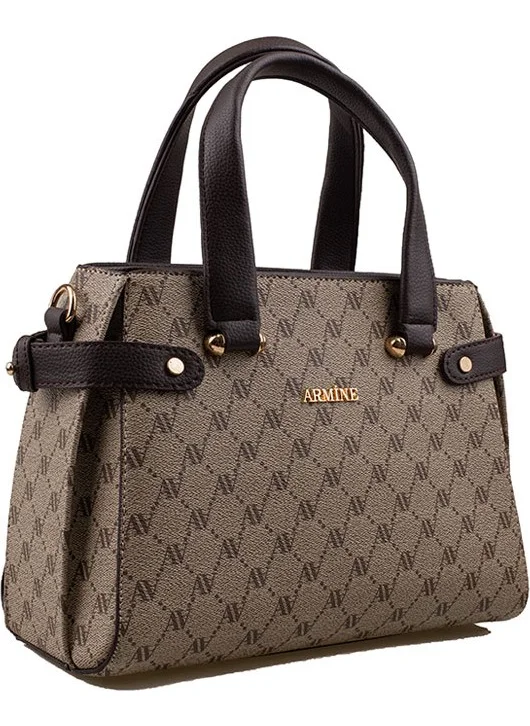 ARMINE Mink Medium Size Dotted Women's Casual Bag