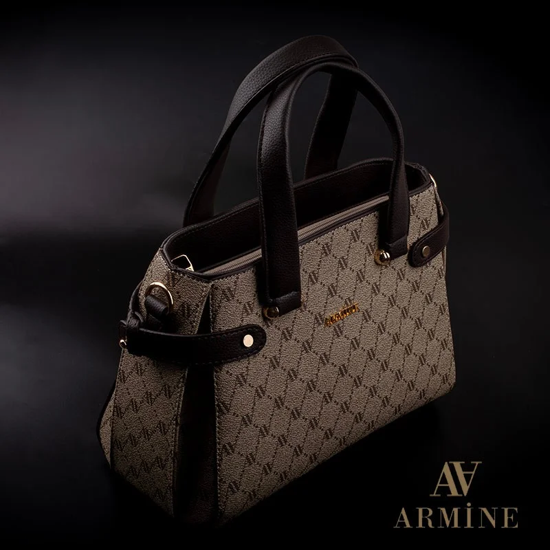 ARMINE Mink Medium Size Dotted Women's Casual Bag