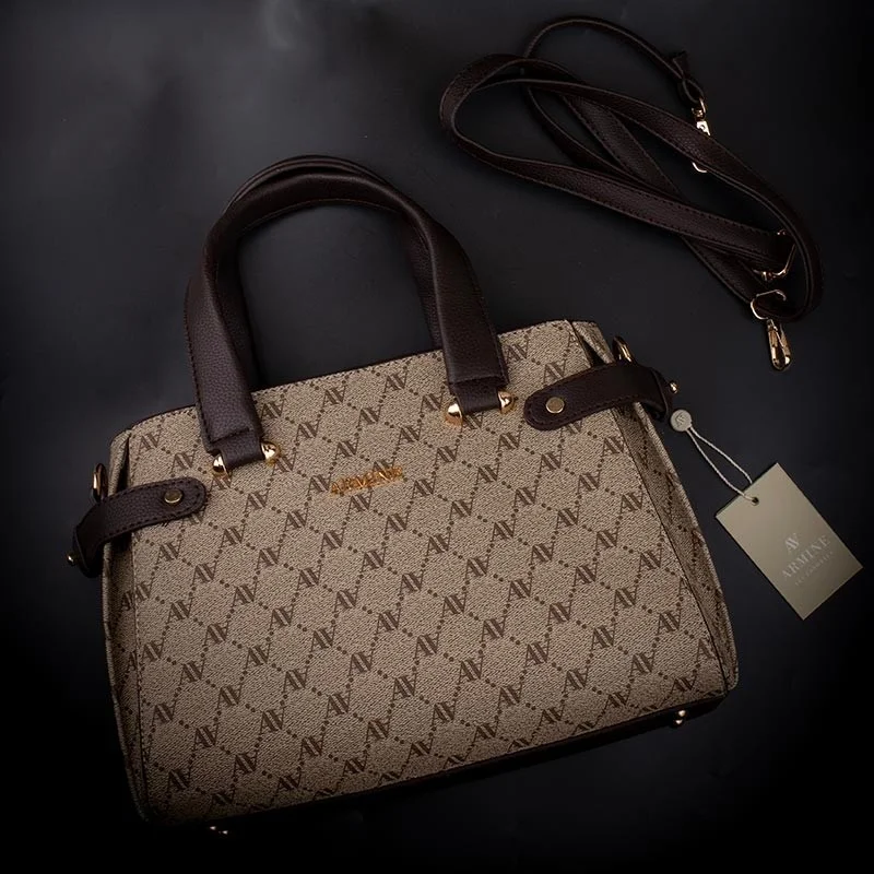 ARMINE Mink Medium Size Dotted Women's Casual Bag
