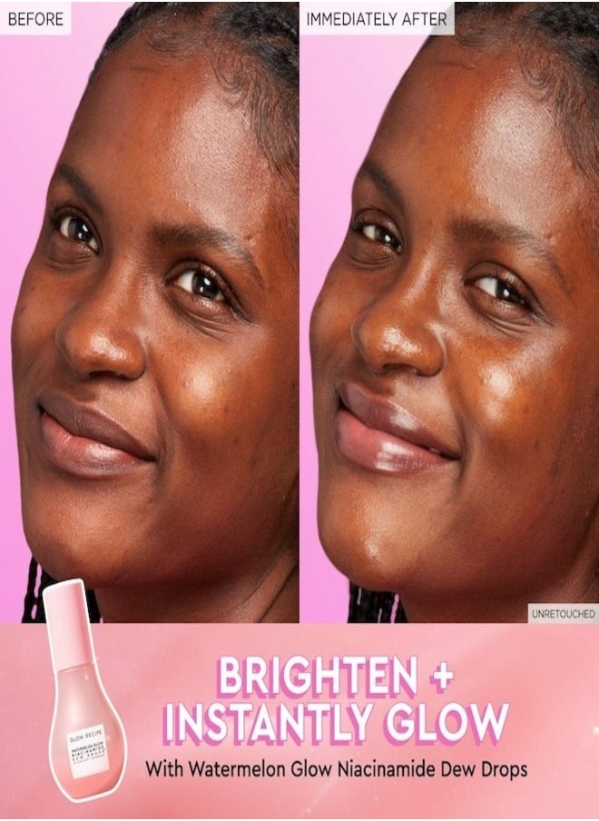 GLOW RECIPE - Glow Recipe Dewy Destination Skincare Set – Travel-Friendly Trio for Ultimate Hydration & Radiance with Watermelon Glow Niacinamide Dew Drops (40ml),  Hyaluronic Serum (40ml), and Avocado Ceramide Recovery Serum (25ml) - Image 1