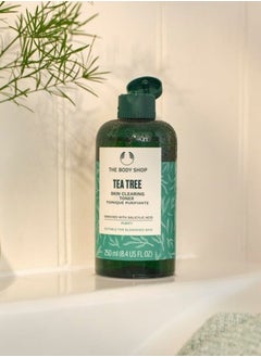 THE BODY SHOP The Body Shop Tea Tree Skin Clearing Toner | 96% Natural Origin Formula with Tea Tree Oil & Salicylic Acid | Gently Exfoliates & Minimizes Blemishes | For Oily & Blemish-Prone Skin – 250ml  - Image 2