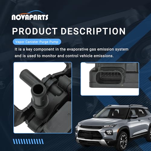 NOVAPARTS Vapor Canister Purge Pump 55513205 for Cadillac XT4 XT5 GMC Acadia Chevy Blazer Trailblazer Buick Encore 2020-2023 55511871 55516874 12729606 12703879 - Image 5