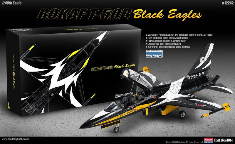 Academy Models T50B Black Eagles RoK AF Aerobatic Team Aircraft 148 Academy
